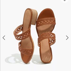Madewell Marianna Basketweave Slide Sandal